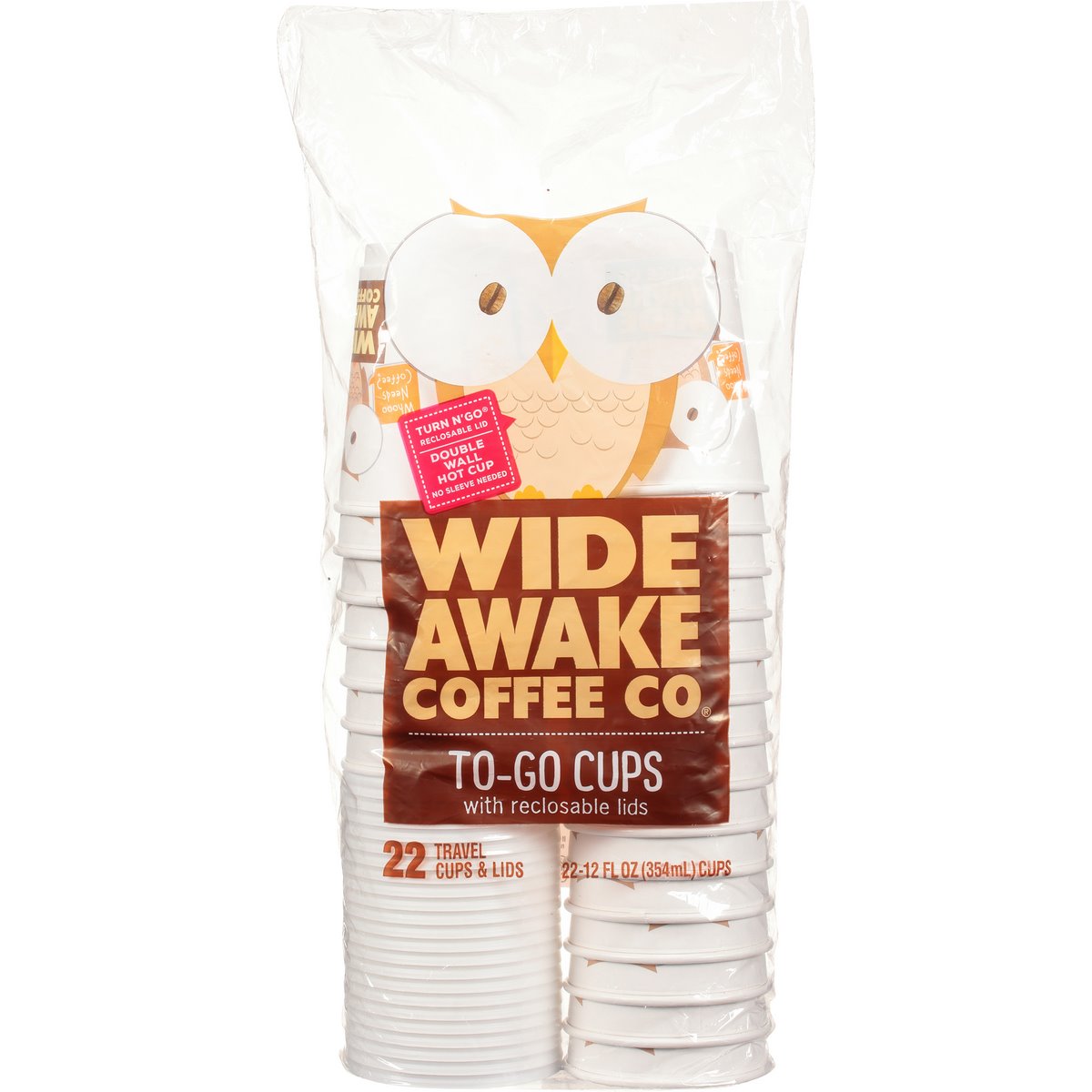 Food Club Wide Awake To Go Coffee Cups