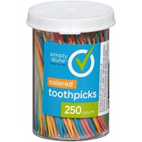 colored toothpicks