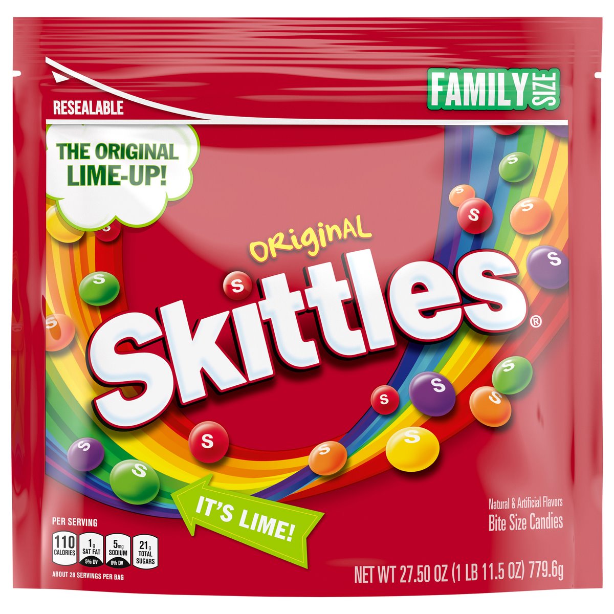 Order Acme - Skittles Candies, Original, Bite Size, Family Size