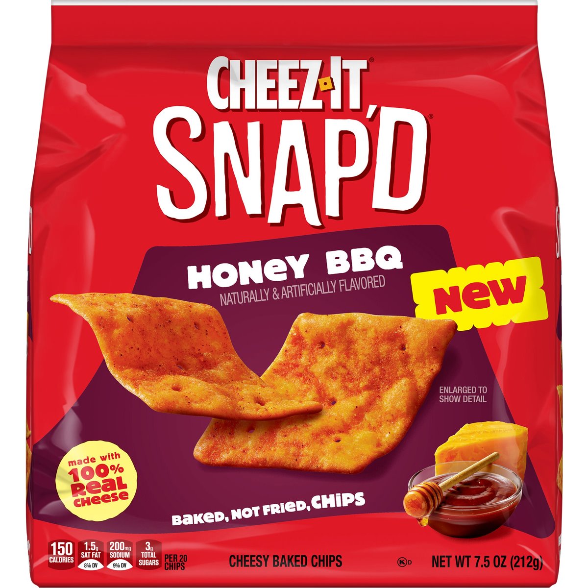 Order Acme - Cheez-It Snap'd Honey BBQ Cheesy Baked Chips