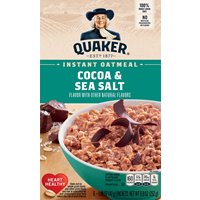 Order Acme Quaker Instant Oatmeal Cocoa And Sea Salt Flavor 1 48 Oz 6 Count