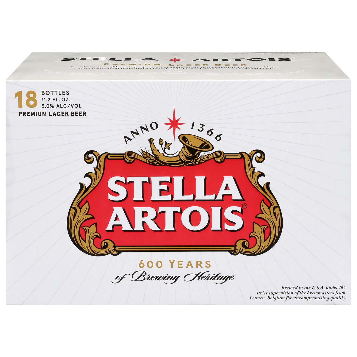 Stella Artois Cerveza Belga Bandeja para servir servidor de metal de Tennessee de Tennessee de 13" de diámetro 